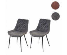 2x Esszimmerstuhl HWC-E56, Stuhl Essstühle, Vintage ~ Variantenangebot