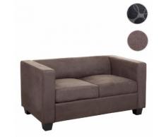 2er Sofa Couch Loungesofa Lille Stoff/Textil 70x75x137 cm ~ Variantenangebot