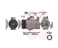 Kompressor, Klimaanlage '*** IR PLUS ***' | Preishammer, Anzahl der Rillen: 5, Einlass-Ø: 17,4 mm ,Ergänzungsartikel/Ergänzende Info: mit Zubehör