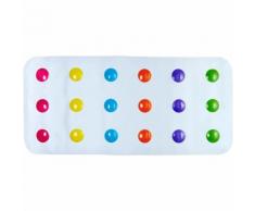 Badewannenmatte Dots, weiß