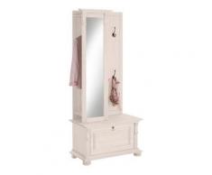 Home affaire Garderoben-Set »Mitu«, (Set, 2-tlg), aus massiver Kiefer (2-tlg), weiß