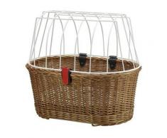 KlickFix Fahrradkorb »Weidenkorb Doggy Basket«