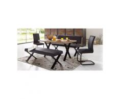 Homexperts Essgruppe, (Set, 5-tlg), grau, 140 cm