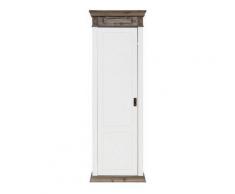 Home affaire Garderobenschrank »Vinales« Höhe 196 cm, weiß