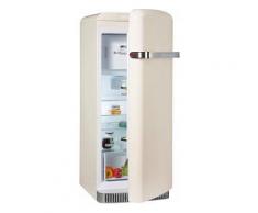 KitchenAid Kühlschrank KCFMA 60150R, 155,5 cm hoch, 60,8 cm breit, A++, 155,5 cm hoch, Retro, beige