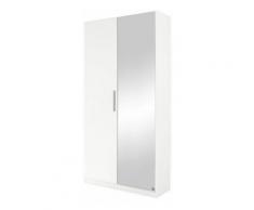 rauch Schuhschrank »Minosa« mit Spiegel, Breite 91 cm, weiß