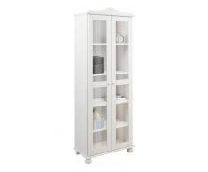 Home affaire Vitrine »Mette«, Höhe 181 cm, weiß