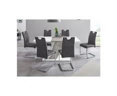 Essgruppe »FLORA G«, (Set, 5 tlg), bestehend aus einem Tisch und 4 Stühlen, Neckermann, weiß