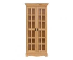 Home affaire Vitrine »Eva« 2-türig, aus massiver Kiefer, beige