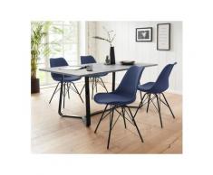 Homexperts Essgruppe, (Set, 5-tlg), grau