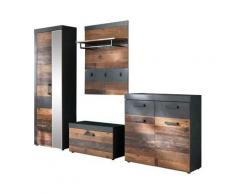 trendteam Garderoben-Set »Indy«, (Set, 4-tlg)