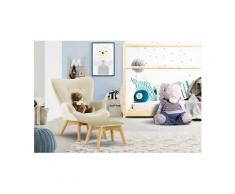 Lüttenhütt Sessel »Duca Mini«, in kleiner Ausführung für Kinder, beige, Luxus-Microfaser