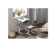 Vipack Kinder-Schreibtisch und Stuhl »Comfortline«, ergonomisch höhenverstellbar, weiß