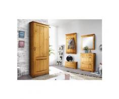 Home affaire Schuhschrank »Trinidad« 3-teilig, bestehend aus Schuhschrank, Schuhbank und Spiegel, beige