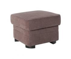 COTTA Polsterhocker, braun, Struktur fein