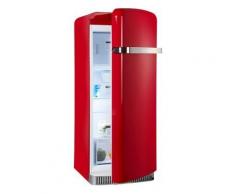 KitchenAid Kühlschrank KCFME 60150R, 155,5 cm hoch, 60,8 cm breit, A++, 155,5 cm hoch, Retro, rot