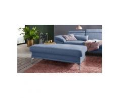 sit&more Polsterhocker, inklusive Federkern, blau, Luxus-Microfaser ALTARA NUBUCK®