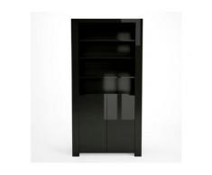 INOSIGN Vitrine »Orlando« mit modernen Türendetails und vielen Fächern, Breite 92 cm, schwarz