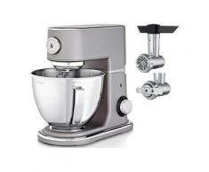 WMF Küchenmaschine Profi Plus, 1000 W, 5 l Schüssel, mit Gratis Fleischwolf+Spritzgebäckvorsatz im Wert von ca. 95,-€