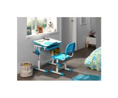 Vipack Kinderschreibtisch »Comfortline« (Set, mit Stuhl), ergenomisch höhenverstellbar, weiß