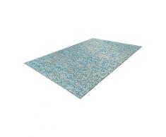 Fellteppich »Vezzana 615«, calo-deluxe, rechteckig, Höhe 5 mm, echtes Rinderfell, blau, 200 cm x 290 cm x 5 mm