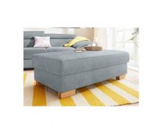 DOMO collection Polsterhocker, grau, Chenille