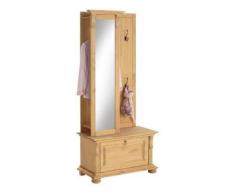 Home affaire Garderoben-Set »Mitu«, (Set, 2-tlg), aus massiver Kiefer (2-tlg), beige