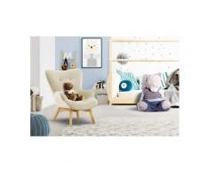 Lüttenhütt Sessel »Duca Mini«, in kleiner Ausführung für Kinder, beige, Luxus-Microfaser