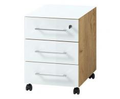 GERMANIA Rollcontainer »GW-Monteria«, pflegeleichte Oberfläche, Vier Laufrollen, zwei davon feststellbar, beige