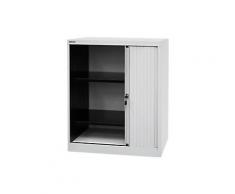 Bisley Rolladenschrank EuroTambour Lichtgrau 800 x 430 x 1.030 mm