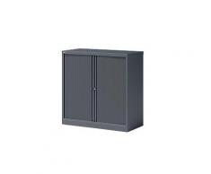 Bisley Rolladenschrank Essentials Anthrazit 1.000 x 470 x 1.015 mm