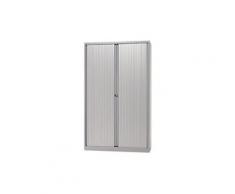 Bisley Rolladenschrank EuroTambour Silber 1.200 x 430 x 1.980 mm