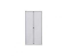Bisley Rolladenschrank EuroTambour Lichtgrau 1.000 x 430 x 1.980 mm