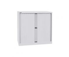 Bisley Rolladenschrank EuroTambour Lichtgrau 1.000 x 430 x 1.030 mm