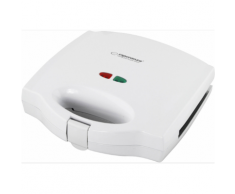 Esperanza Portabella Sandwichtoaster 3 in 1 Antihaftbeschichtete Oberfläche Thermosicherung 700W Weiß EKT006W