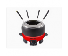 Beper Fondue und Bourgignon Set für 6 Personen 800W Schwarz/Rot 90.387