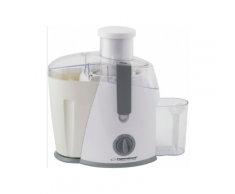 Esperanza Fragola Saftpresse 65 mm Zuführrohr 500 W 450 ml Transparenter Krug 2 Geschwindigkeiten Weiß EKJ005