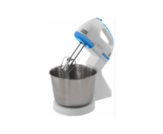 Esperanza Biscotti Handrührer 150 W 2,5L Schüssel 7 Geschwindigkeiten 2 Schneebesen 2 Knethaken EKM019W