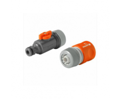 Gardena 1989-20 Anschlussteil für Wasserschlauch Orange, Grau 2 Stück(e)