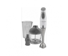 Esperanza Pesto Stabmixer 450 W 2 Geschwindigkeiten mit Rührschüssel Zerhacker und Schneebesen Ergonomischer Griff Grau EKM003E