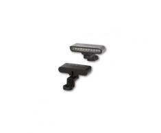 LED Blinker Stripe, schwarz, mit Halter Highsider