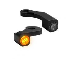 Heinzbikes NANO LED Armaturen-Blinker für H+D-Modelle, in schwarz oder chrom