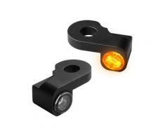 Heinzbikes NANO LED Armaturen-Blinker für H+D-Modelle, in schwarz oder chrom