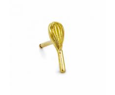 Ohrstecker 1 Stk 750/18 K Gelbgold Schneebesen