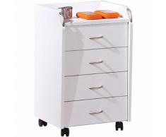 Rollcontainer, Pronti, weiß