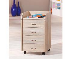 Rollcontainer, THORE, Sonoma/Eiche holzfarben