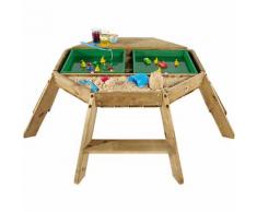 Oktagon Spieltisch aus Holz