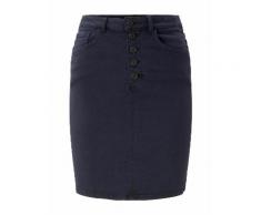 TOM TAILOR MINE TO FIVE Damen Jeansrock mit Knopfleiste, blau, Gr.36