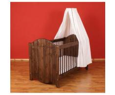Babybett "Landhaus" Dahlhaus Kiefer weiß, natur, gelaugt, schwarz, blau