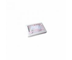 Completoculla Babybett Mio Little Baby Madchen Neugeborenen Blatt Stickerei Teddybar rosa TU